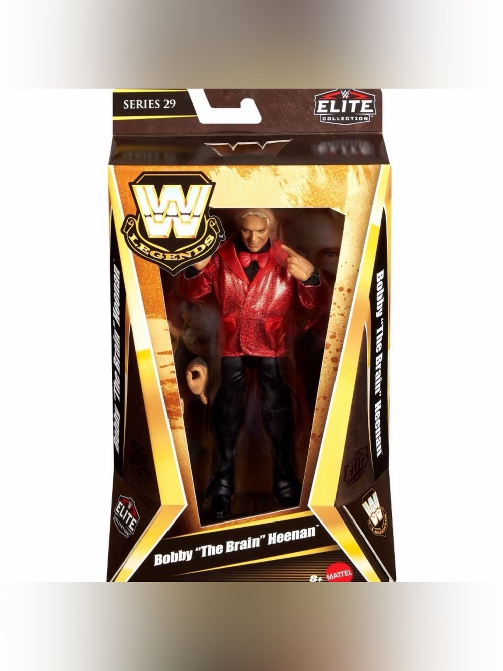 WWE Elite Legends Bobby The Brain Heenan Action Figure 6" Series 29 Brand New